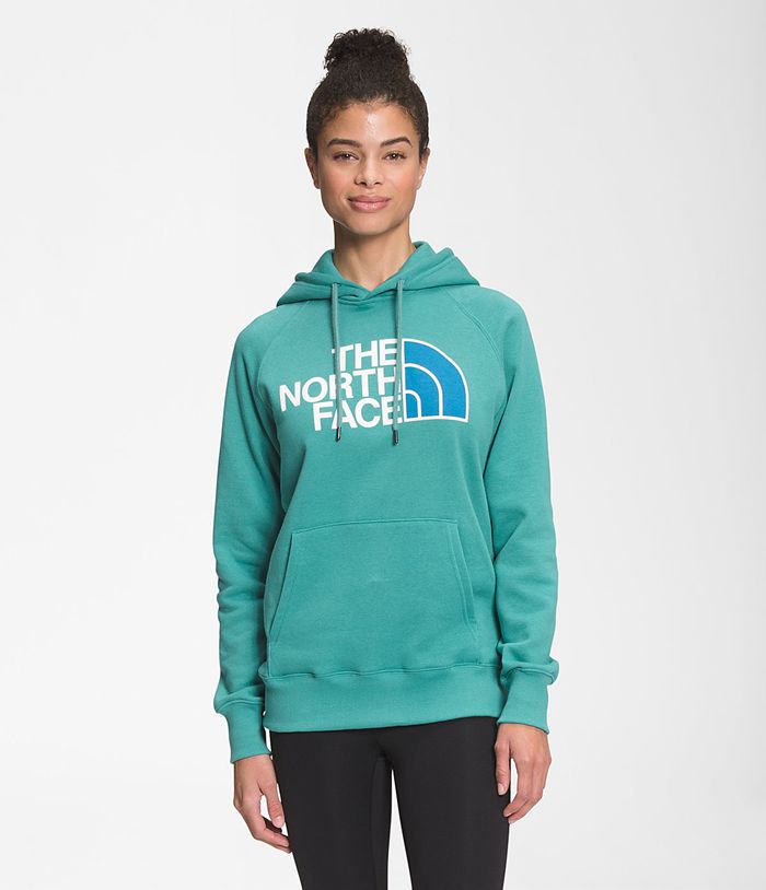 The North Face Hoodie Dames Half Dome Pullover HNIS27961 - Groen